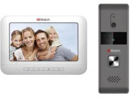 Видеодомофон 7" с вызывной панелью Hikvision HiWatch DS-D100K