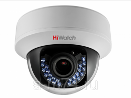 Внутренняя купольная вариофакальная HD-TVI камера HiWatch DS-T107