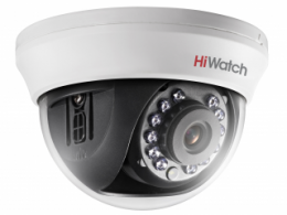 2Мп купольная HD-TVI видеокамера с ИК-подсветкой до 20м DS-T201 (6 mm)