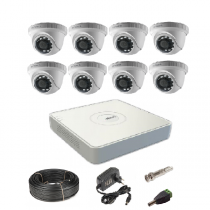 Комплект видеонаблюдения на 8 купольных Tvi-HD камер 2Мп
