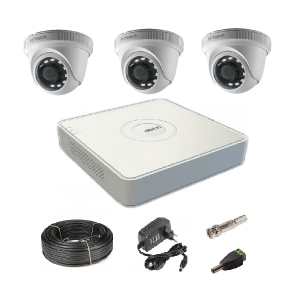 Комплект видеонаблюдения на 3 уличные Tvi-HD камеры 2Мп